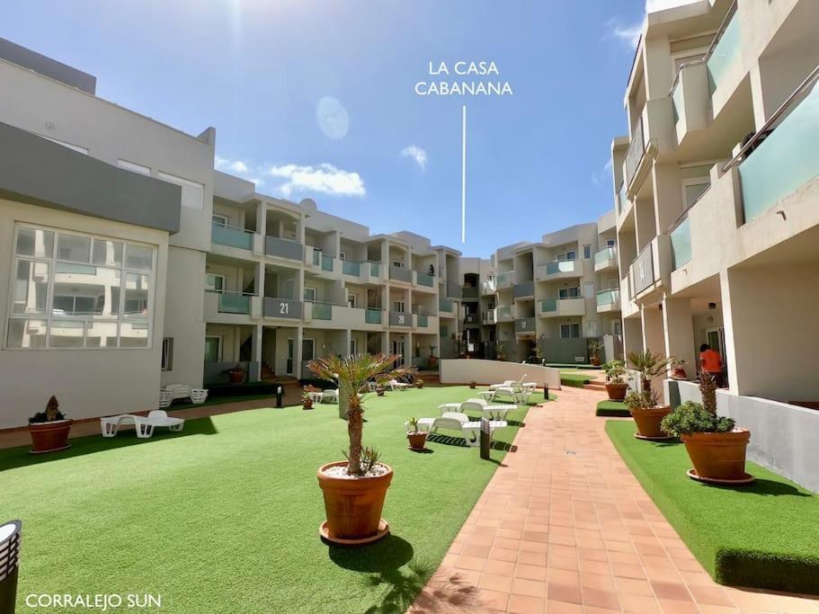 La Cabanana - Apartment W Pool And High-Speed Wifi Corralejo Exterior foto